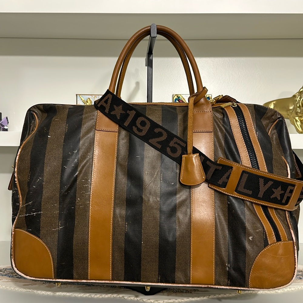 Vintage Fendi Pecan Weekender